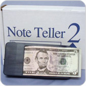 Note teller for visually impaired